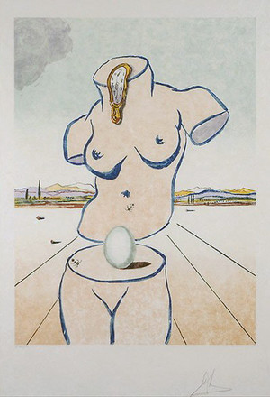 BIRTH OF VENUE BY SALVADOR DALI