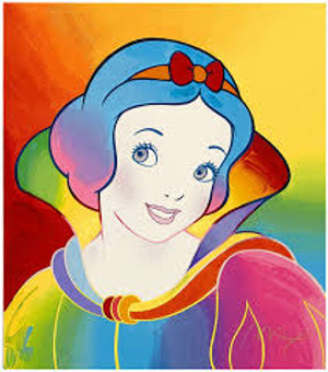 SNOW WHITE BY PETER MAX