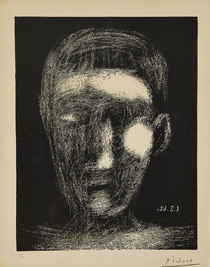 TETE DE GARCON (BLOCH 1025) BY PABLO PICASSO
