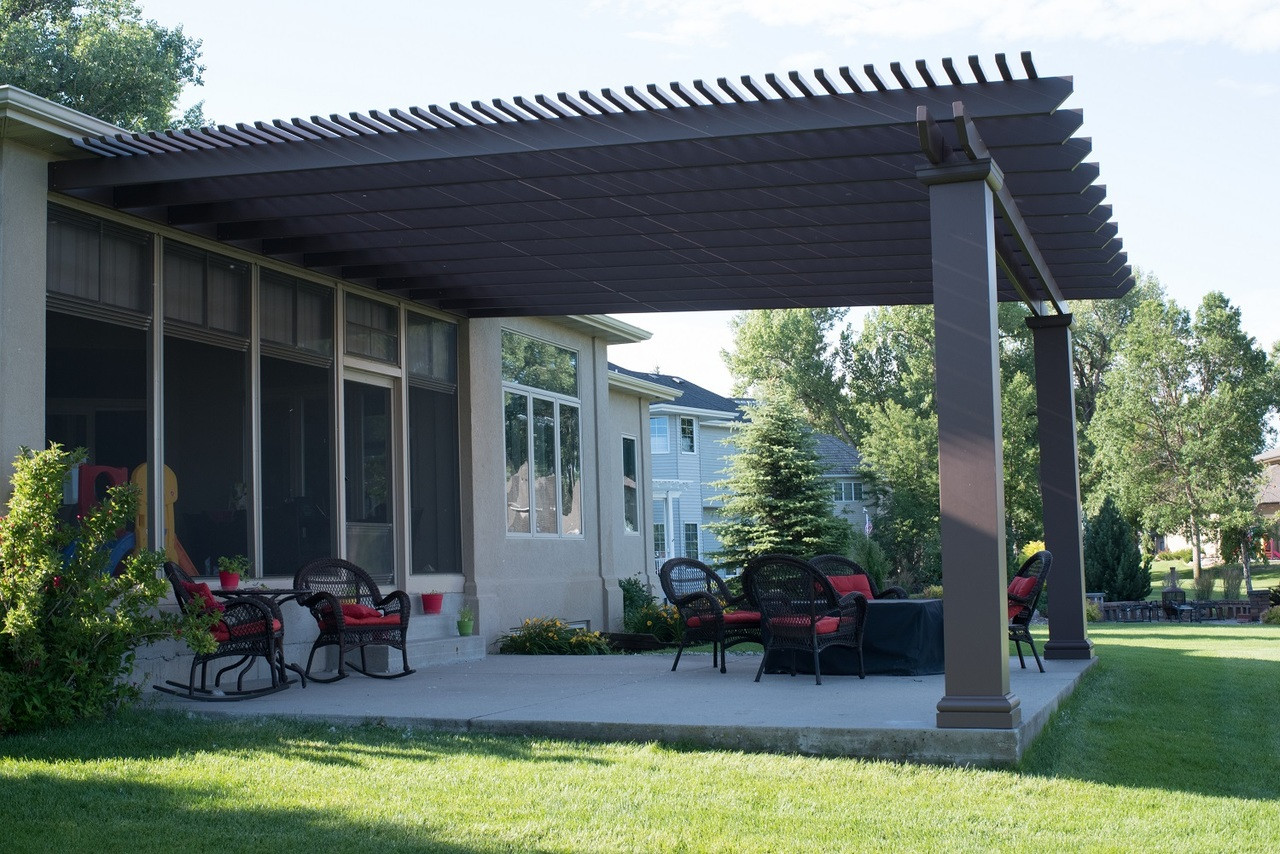 Fiberglass Composite Pergola Kit Wall mounted & Attached