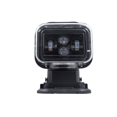 Black 60W 4800lm remote controlled LED Search Light Black 60W 4800lm remote controlled LED Search Light