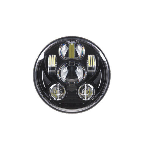5.75" 40W DOT SAE Harley Davidson Softail LED H/L Projector Headlight - BLACK / 1pc 5.75" 40W DOT SAE Harley Davidson Softail LED H/L Projector Headlight - BLACK / 1pc