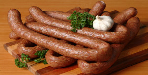 Polish Regular Kielbasa-Wiejska Smoked Sausage-1.75 pounds