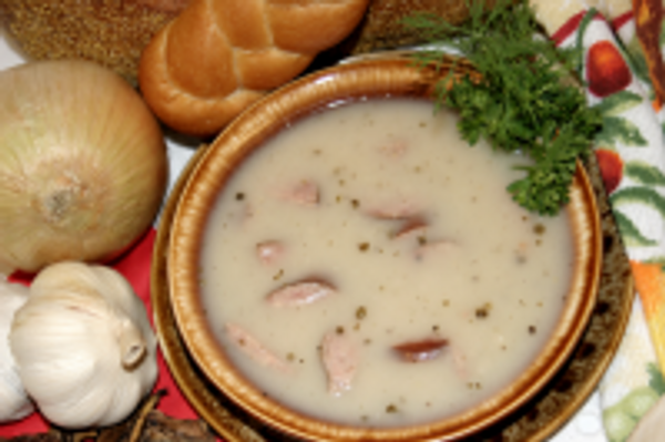 White Borscht with Kielbasy