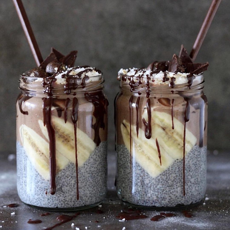 Chocolate Banana Hemp & Chia Smoothie