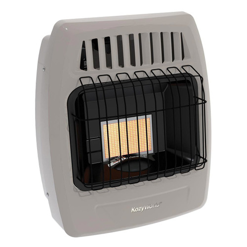 Kozy World KWP210 6,000 Btu 1 Plaque Propane (LP)Infrared Vent Free Wall Heater Kozy World KWP210 6,000 Btu 1 Plaque Propane (LP)Infrared Vent Free Wall Heater