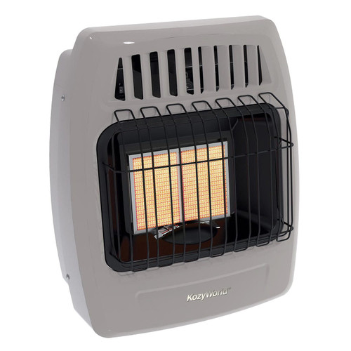Kozy World KWN213 12000 Btu 2 Plaque Natural Gas Infrared Vent Free Wall Heater Kozy World KWN213 12000 Btu 2 Plaque Natural Gas Infrared Vent Free Wall Heater