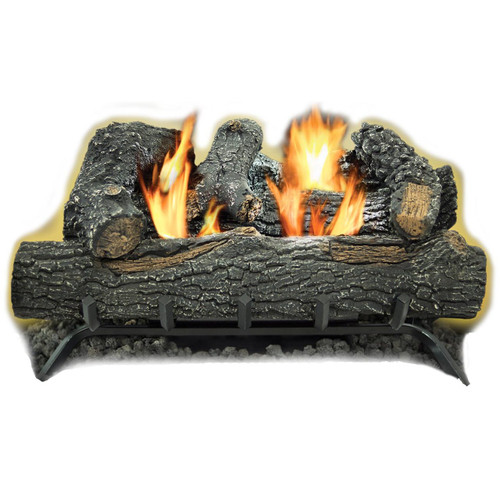 Kozy World GLD2455T Propane (LP) or Natural (NG) Gas Vent Free 24 in. Black Forest Log Set, 30000 BTUs Kozy World GLD2455T Propane (LP) or Natural (NG) Gas Vent Free 24 in. Black Forest Log Set, 30000 BTUs