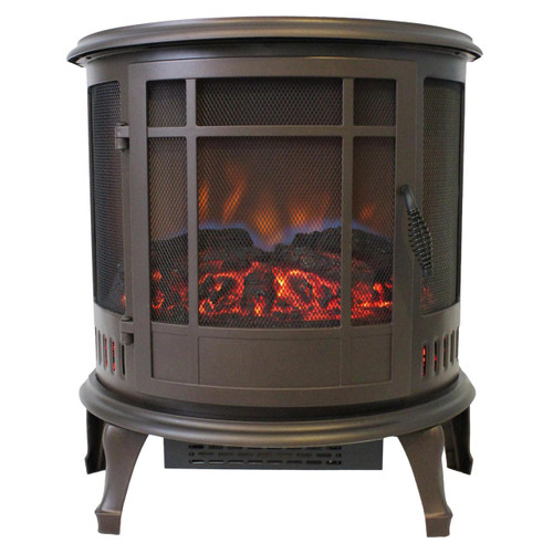 Comfort Glow ES4835 Claremont 180 Degree Viewing Bronze Electric Stove Comfort Glow ES4835 Claremont 180 Degree Viewing Bronze Electric Stove