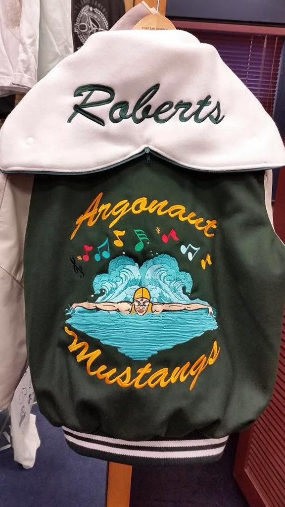 Swimming varsity clearance jacket