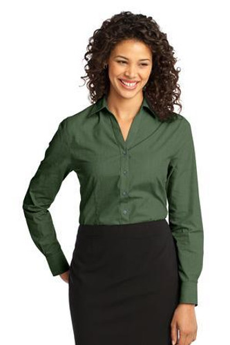 Ladies Crosshatch Easy Care Shirt