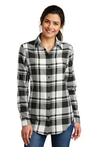 Ladies Plaid Flannel Tunic