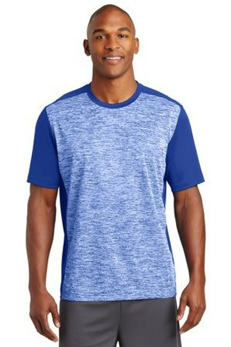 Electric Heather Colorblock Tee