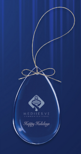Crystal Teardrop Ornament