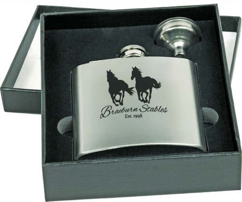 Stainless Steel Flask with Funner Gift Set