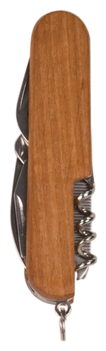 Wooden 8-Function Multi-Tool Pocket Knife