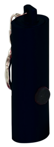 Black 3-LED Flashlight with Keychain