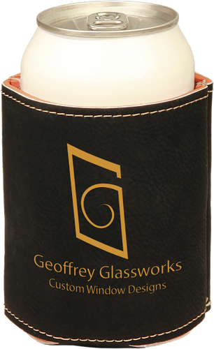 Black Leatherette Beverage Holder