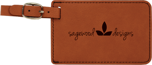Rawhide Leatherette Luggage Tag