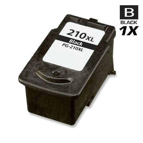 Compatible Canon PG-210XL (2973B001AA) Ink Cartridge Remanufactured High Yield Black Compatible Canon PG-210XL (2973B001AA) Ink Cartridge Remanufactured High Yield Black