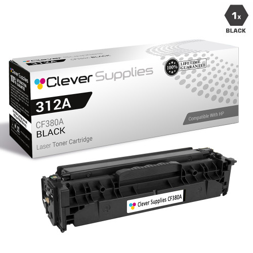 CS Compatible Replacement for HP CF380A Toner Cartridge Black/ HP 312A Toner CS Compatible Replacement for HP CF380A Toner Cartridge Black/ HP 312A Toner