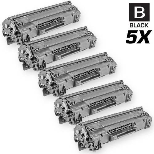 CS Compatible Replacement for HP CE278A Premium Quality Toner Cartridge Black 5 Pack/ HP 78A CS Compatible Replacement for HP CE278A Premium Quality Toner Cartridge Black 5 Pack/ HP 78A