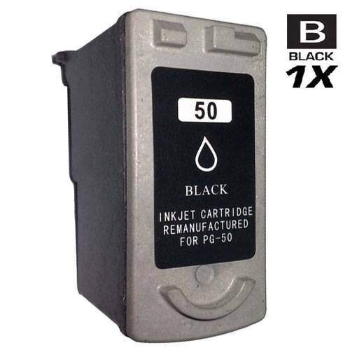 Compatible Canon PG-50 (0616B002) Ink Cartridge Remanufactured High Yield Black Compatible Canon PG-50 (0616B002) Ink Cartridge Remanufactured High Yield Black