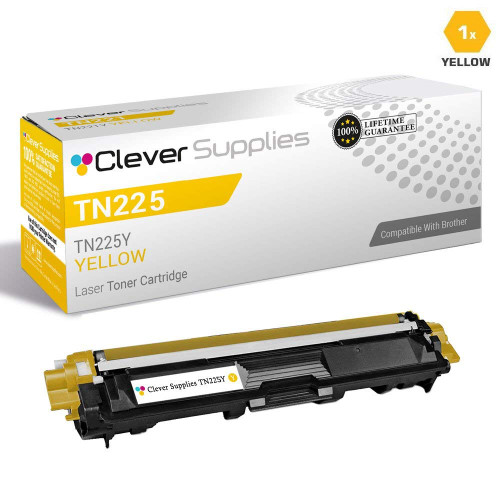 Compatible Brother TN225Y Laser Toner Cartridge High Yield Yellow Compatible Brother TN225Y Laser Toner Cartridge High Yield Yellow