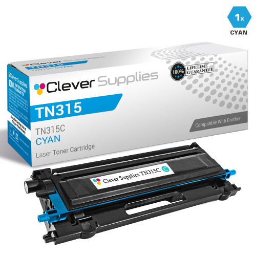Compatible Brother TN315C Laser Toner Cartridge High Yield Cyan Compatible Brother TN315C Laser Toner Cartridge High Yield Cyan