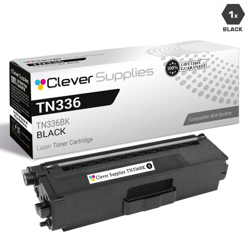 Compatible Brother TN336BK Laser Toner Cartridge High Yield Black Compatible Brother TN336BK Laser Toner Cartridge High Yield Black
