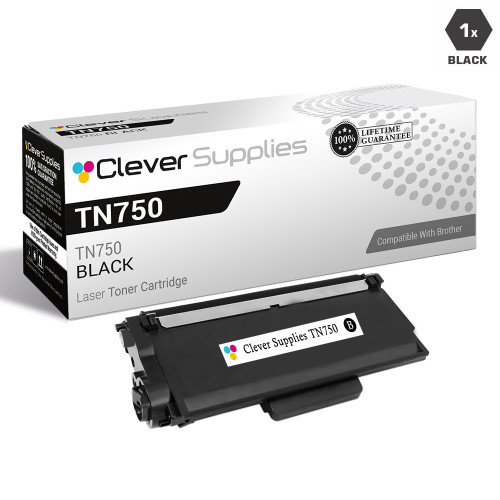 Compatible Brother TN750 Laser Toner Cartridge High Yield Black Compatible Brother TN750 Laser Toner Cartridge High Yield Black