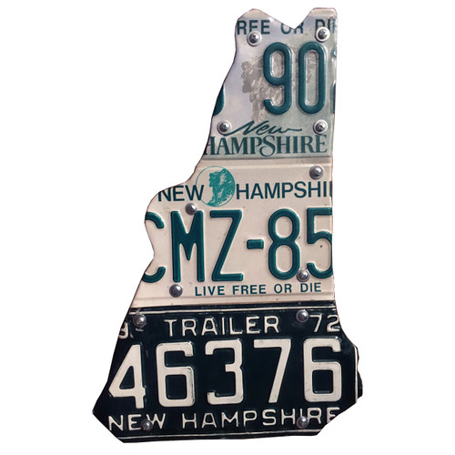 New Hampshire Shaped Sign New Hampshire Shaped Sign