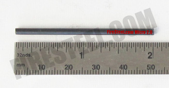 Measuring two inches long and 3/32 of an inch in diameter, this is the smallest FireSteel.com FireSteel available. I don't think it's possible to make them any smaller! Perfect for mini survival and emergency kits! Measuring two inches long and 3/32 of an inch in diameter, this is the smallest FireSteel.com FireSteel available. I don't think it's possible to make them any smaller! Perfect for mini survival and emergency kits!