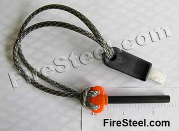The GobSpark Ranger FireSteel by FireSteel.com comes with a Super FireSteel Scraper and 550-paracord lanyard attached to our innovative handle. The GobSpark Ranger FireSteel by FireSteel.com comes with a Super FireSteel Scraper and 550-paracord lanyard attached to our innovative handle.