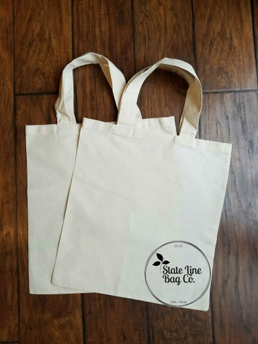 Premium Cotton Tote Bags - 50 Count. Custom printing available.