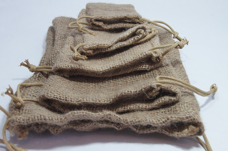 Burlap Drawstring Bags
