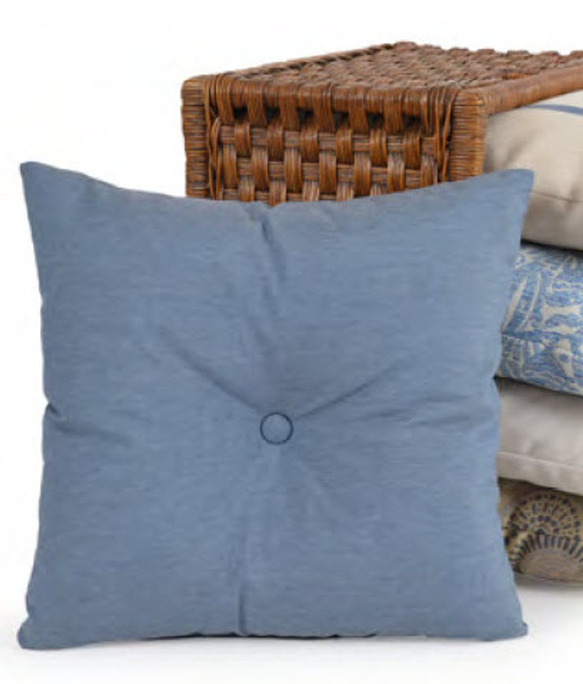 BTN 15" Square Button Pillow