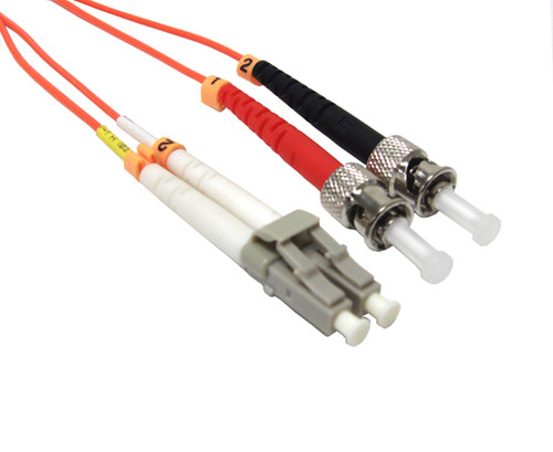 LC-ST Duplex Multi Mode 62.5/125 Fiber Optic Patch Cable LC-ST Duplex Multi Mode 62.5/125 Fiber Optic Patch Cable