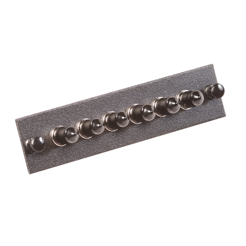 MST-06-P-BLK Adapter Panel with 6 ST Adapters, Multi Mode, Black MST-06-P-BLK Adapter Panel with 6 ST Adapters, Multi Mode, Black