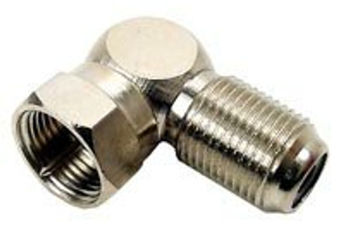 F Right Angle Adapter Jack to Plug F Right Angle Adapter Jack to Plug