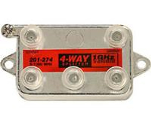 4-way 1Ghz 130dB F Splitter 4-way 1Ghz 130dB F Splitter