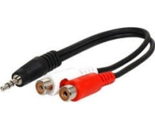 255-038 6" 2 x RCA Jacks to 3.5 Stereo Plug 255-038 6" 2 x RCA Jacks to 3.5 Stereo Plug