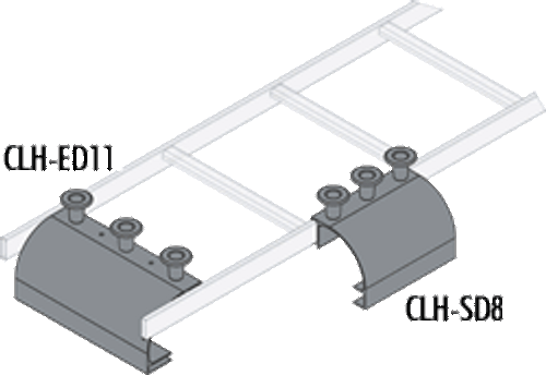CLH-SD8 Cable Ladder Side Drop 8" CLH-SD8 Cable Ladder Side Drop 8"