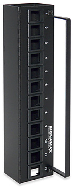 12U-MH 12-Port Field-Configurable Multimedia Hinged Panel 12U-MH 12-Port Field-Configurable Multimedia Hinged Panel