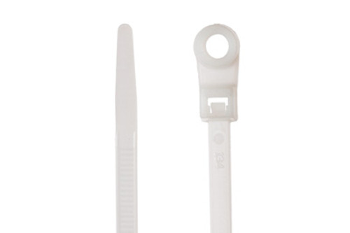 6" Mounting Cable Tie with Mounting Hole Natural 6" Mounting Cable Tie with Mounting Hole Natural