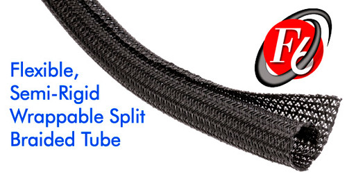 2" Techflex F6 Flexible Semi-Rigid Wrap Around sleeving Price/Foot 2" Techflex F6 Flexible Semi-Rigid Wrap Around sleeving Price/Foot
