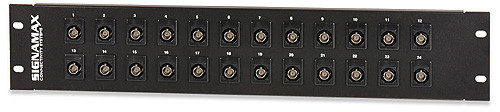 Signamax BNC Connector Feed Thru Patch Panel Signamax BNC Connector Feed Thru Patch Panel