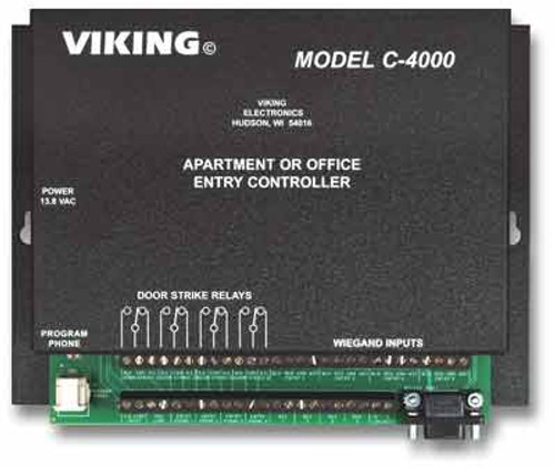 C4000 Provide 4 Door Entry Points & Keyless Entry (or Optional Card Readers) for up to 250 Apartments or Offices C4000 Provide 4 Door Entry Points & Keyless Entry (or Optional Card Readers) for up to 250 Apartments or Offices