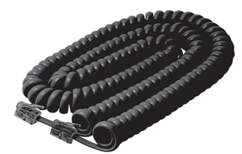 Telephone Modular Coil Cord 12' 4P4C Telephone Modular Coil Cord 12' 4P4C