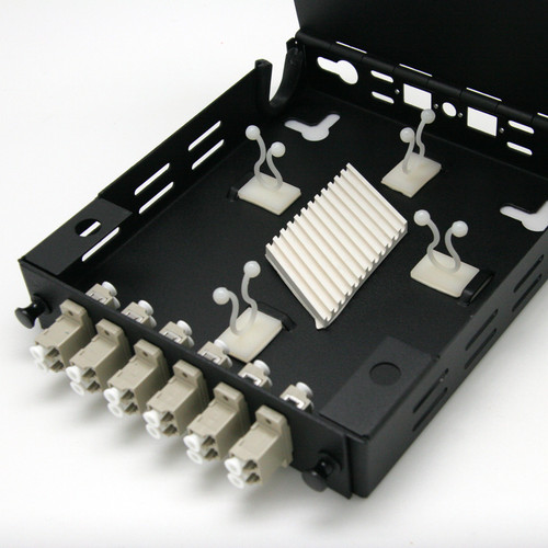 12 Port Duplex LC MM Mini Wall Mount Fiber Panel 12 Port Duplex LC MM Mini Wall Mount Fiber Panel